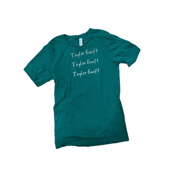 TAYLOR SWIFT Green Women’s T-Shirt Swiftie Fan Size Small - Picture 1 of 5